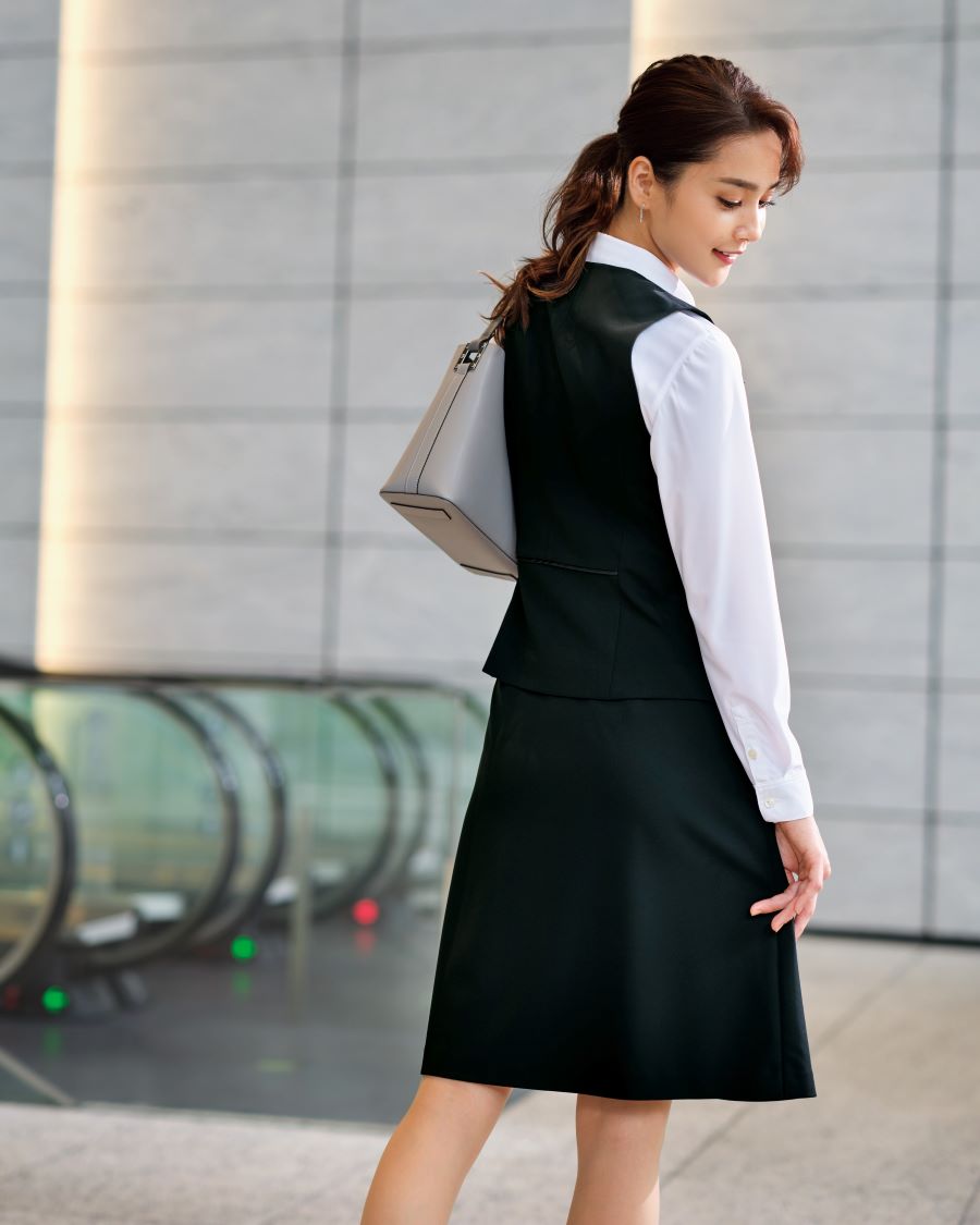 プルミエ・ニット】Aラインスカート | ユニフォーム総合メーカーの