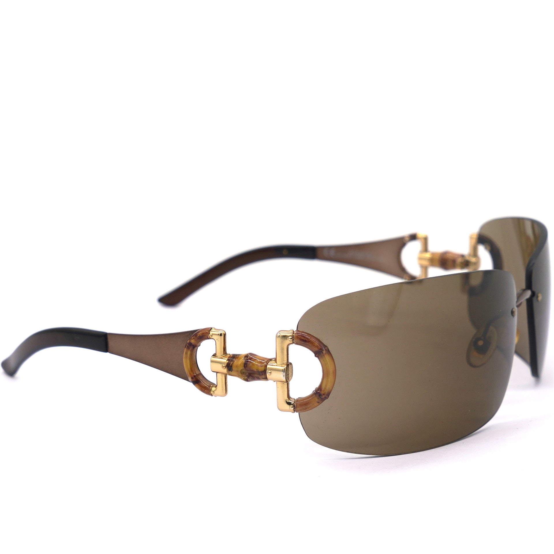 Gucci Bamboo Brown GG2801/S Square Sunglasses – STYLISHTOP