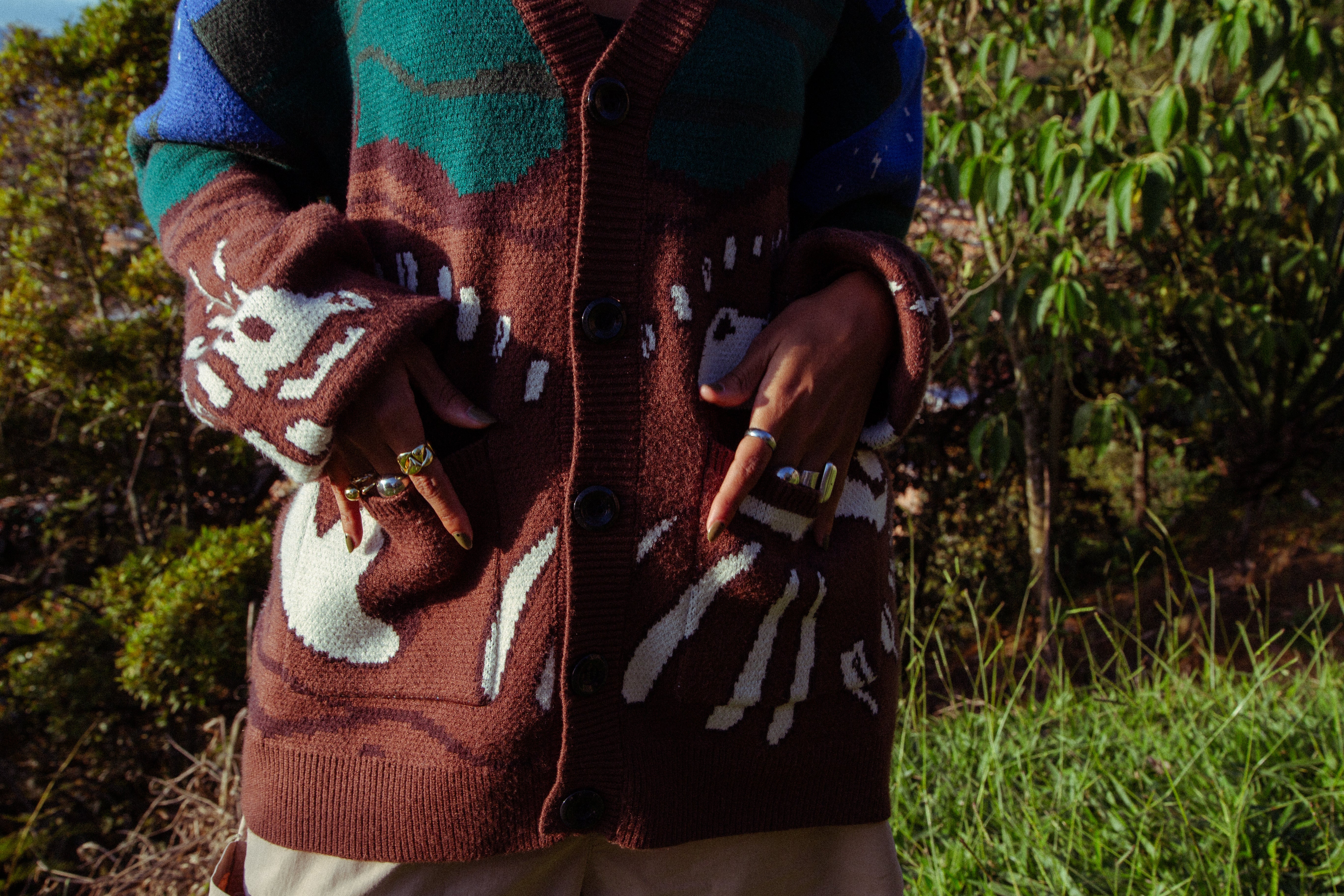 Nighttime Cretaceous Cardigan – Steady Hands