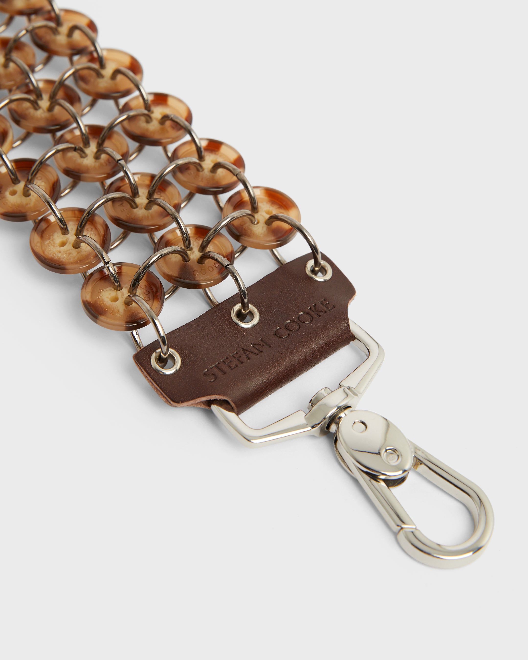 STEFAN COOKE Button Strap in Brown – Stefan Cooke
