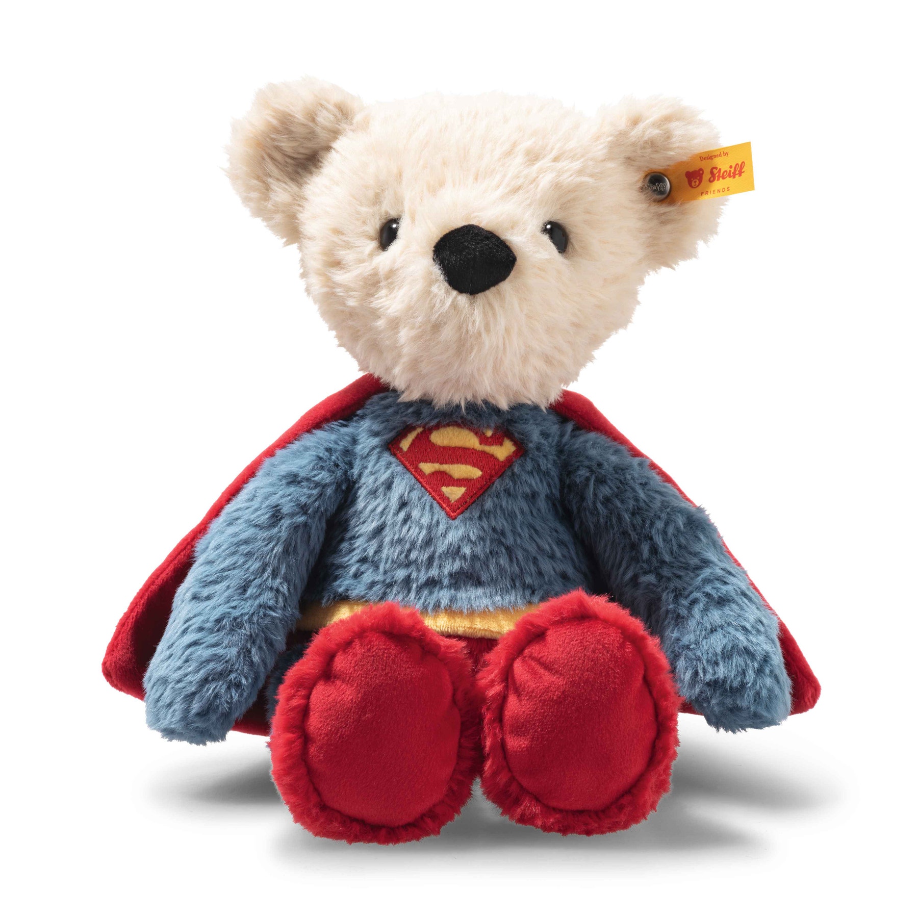 DC Superman Teddy Bear, 11 in, multicolored - Steiff.com