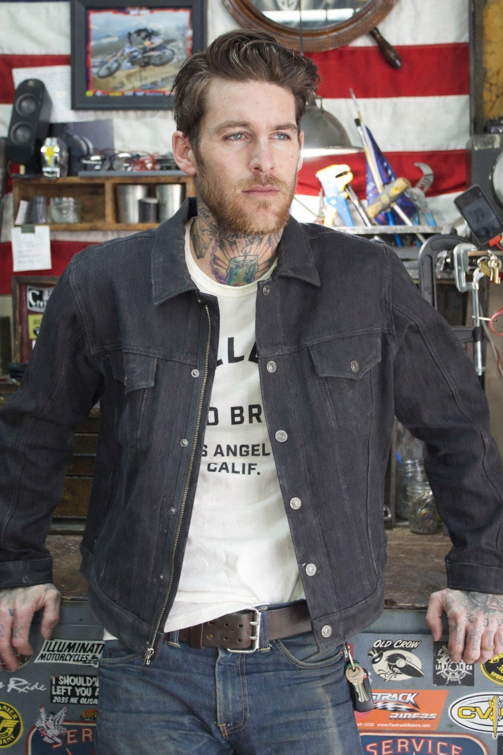 HEMISPHERE Dyneema® Armored Jean Jacket CARBON Black – STELLAR