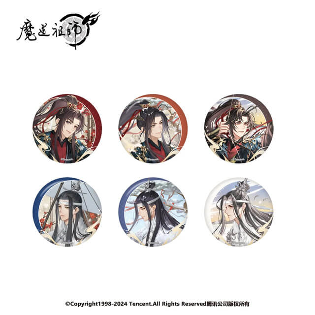 魔道祖師アニメ 冬羽シリーズ トレーディング缶バッジ：グッズ(輸入