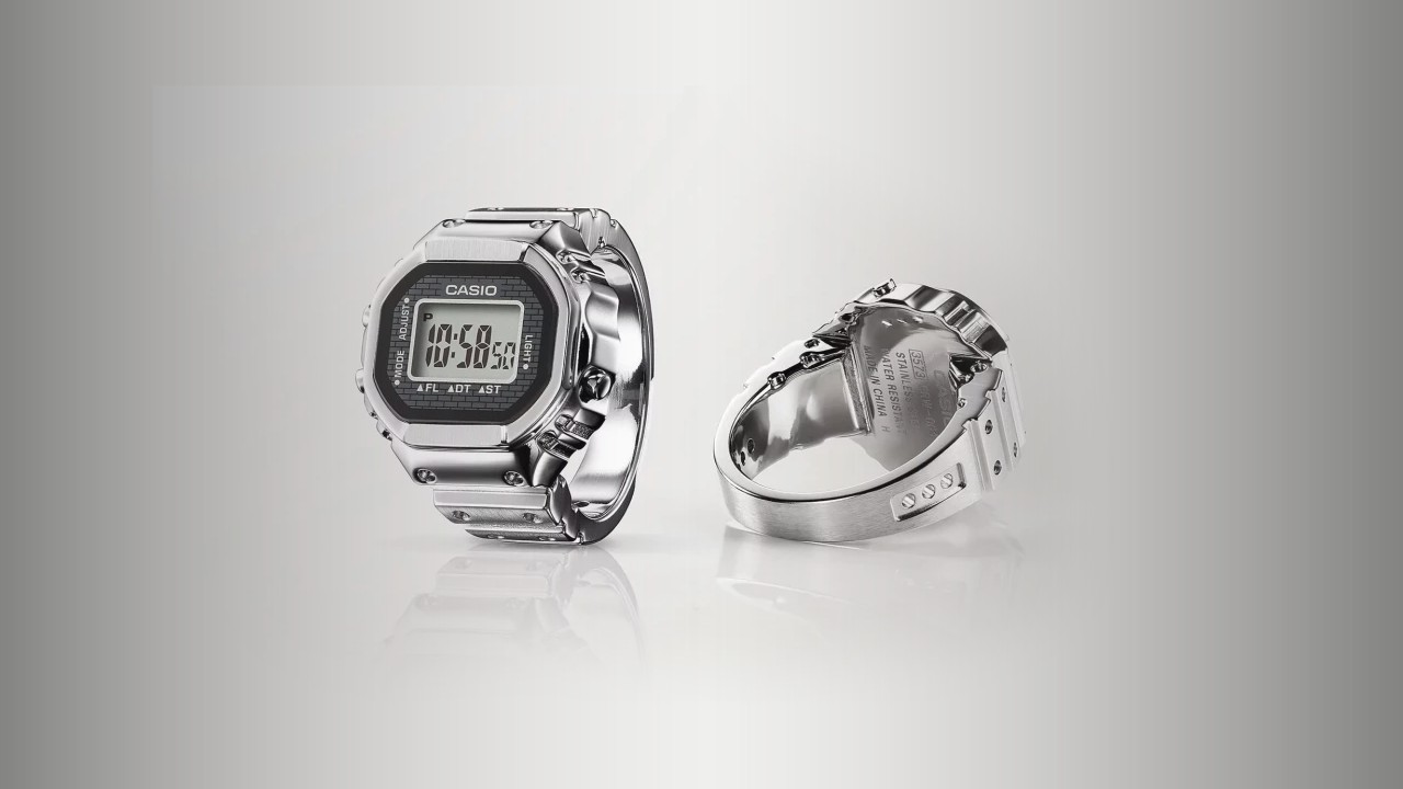 Casio CRW-001-1JR: Miniature ring watch for the brand's