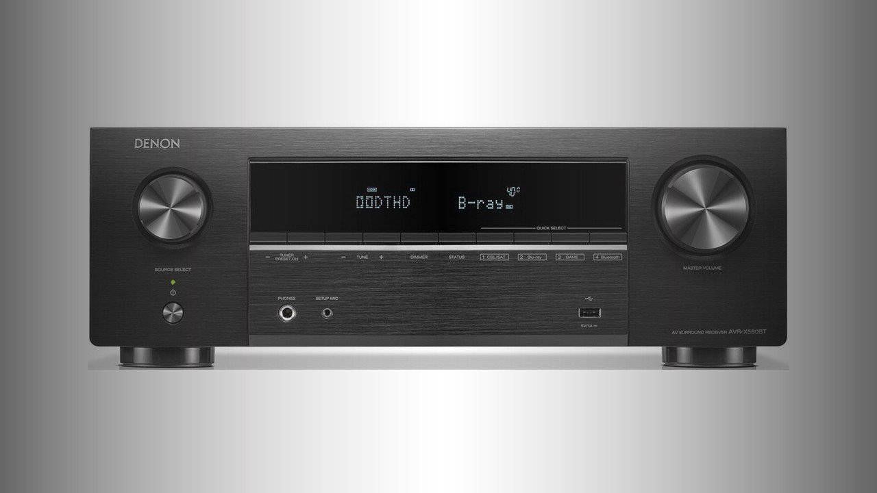 Denon AVR-X580BT: AV receiver equipped with a well-thought-out set