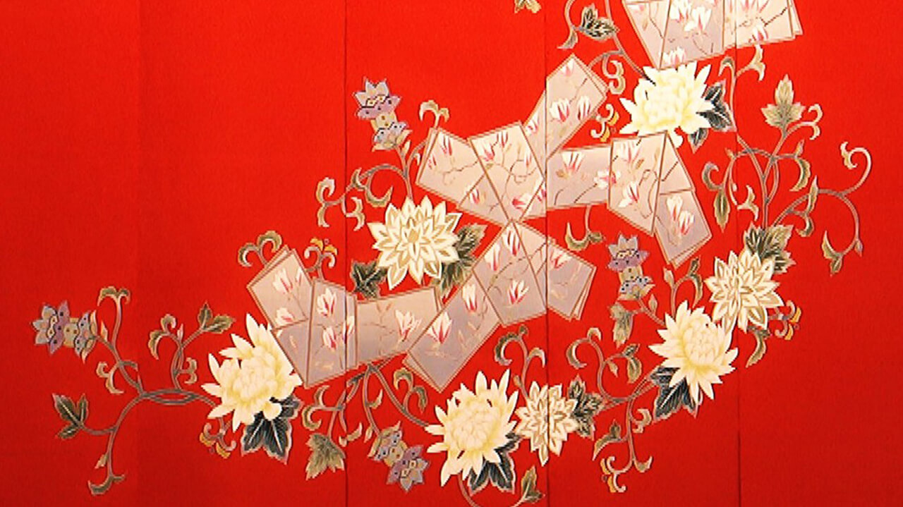 B*o様 11/30限定価格 1万円引き 高級 のれん 花嫁のれん 庭 山 松 B*o