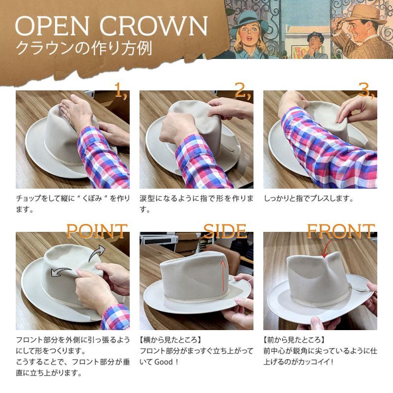 STETSONIAN REPRO（ステットソニアン リプロ）ST204 ベージュ