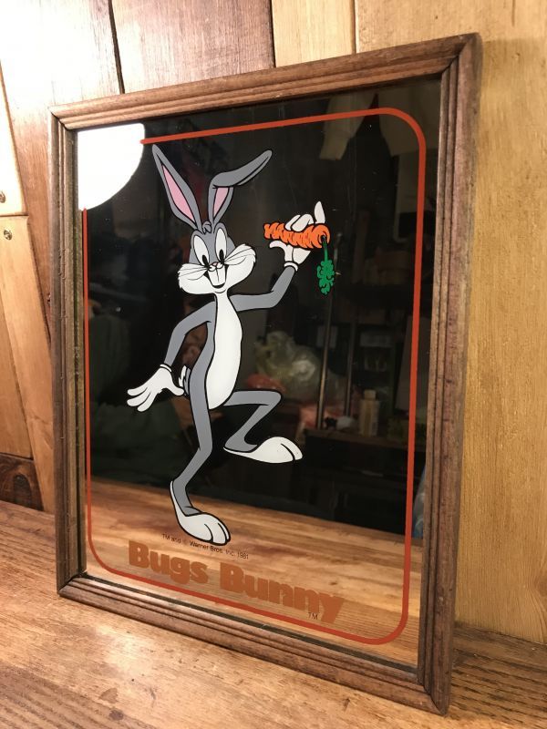 Warner Bros Looney Tunes “Bugs Bunny” Pub Mirror バッグスバニー