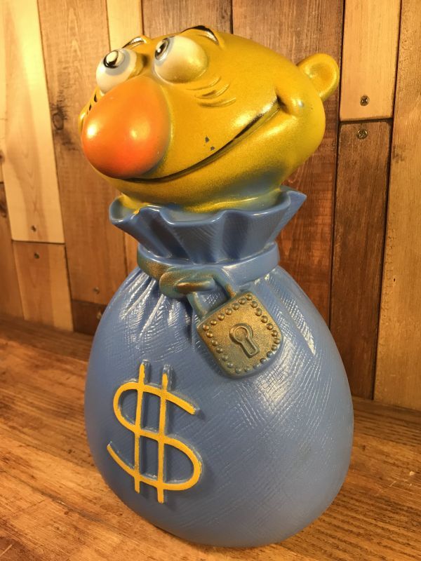 Play Pal “$ Monster” Plastic Coin Bank ドルモンスター ビンテージ