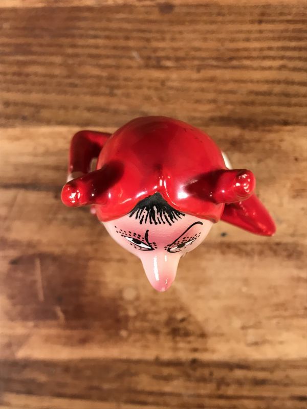 Red Devil Message Ceramic Doll レッドデビル ビンテージ セラミック