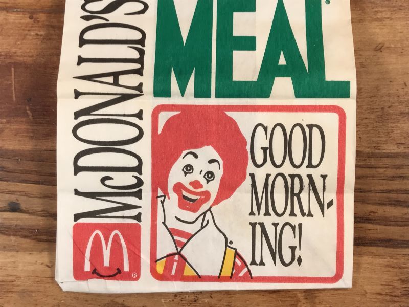 McDonald's “Good Morning!” Happy Meal Paper Bag マクドナルド