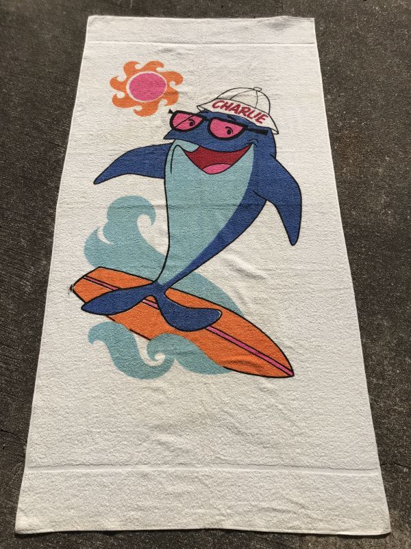 Star-Kist Foods Charlie Tuna Big Size Beach Towel チャーリーツナ