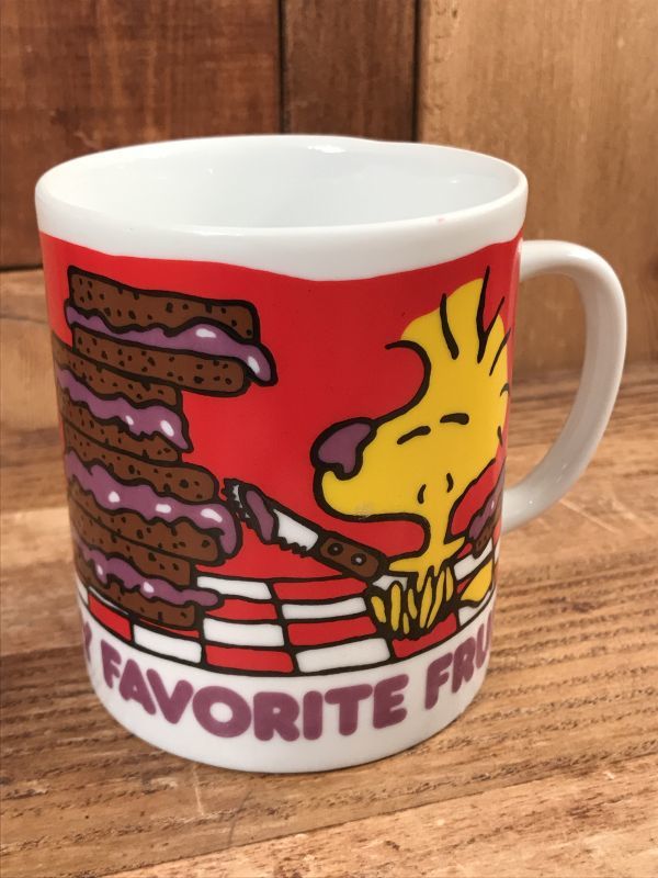 Peanuts Snoopy Woodstock “Grape Jelly” Ceramic Mug ウッドストック
