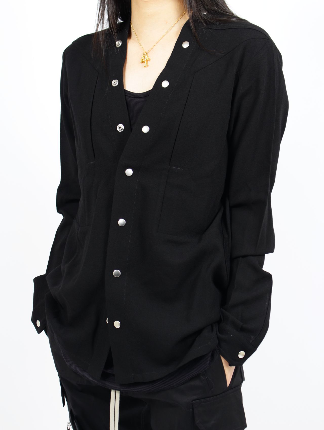 RICK OWENS - 【25AW】ラリー フォグポケット シャツ / LARRY