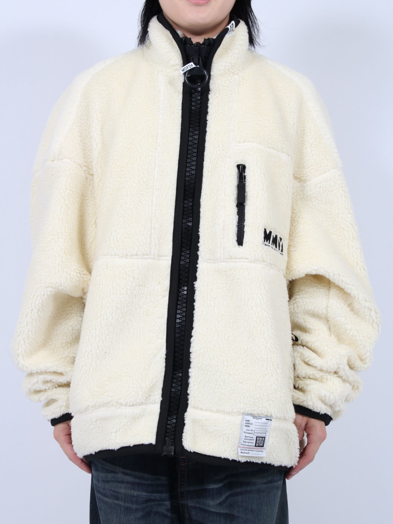 Maison MIHARA YASUHIRO - 【24AW】ワイド バック ボア ブルゾン