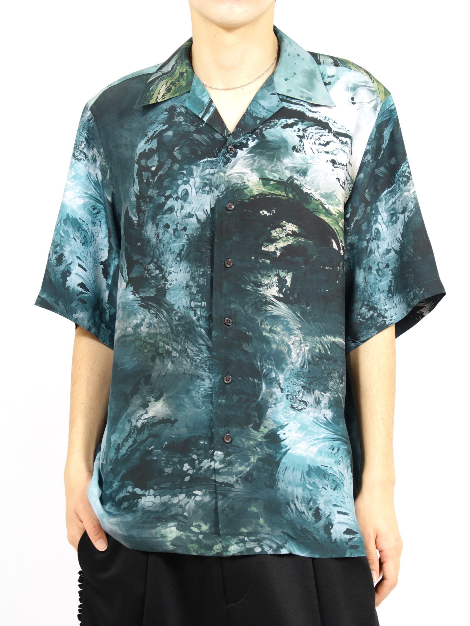 TAAKK - 【26SS】シルク シャツ / SILK SHIRT / ブルー | STORY