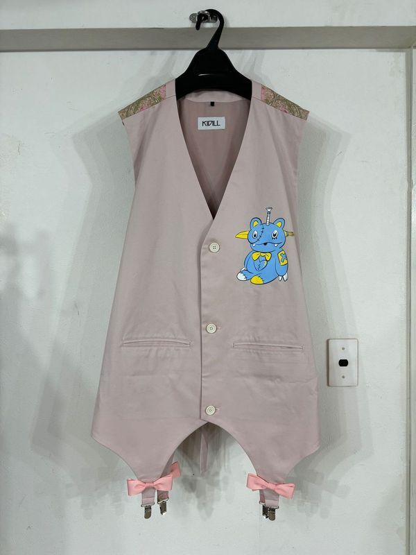 KIDILL - 【25SS】ガーター ジレ ロリータ ガール アートワーク バイ