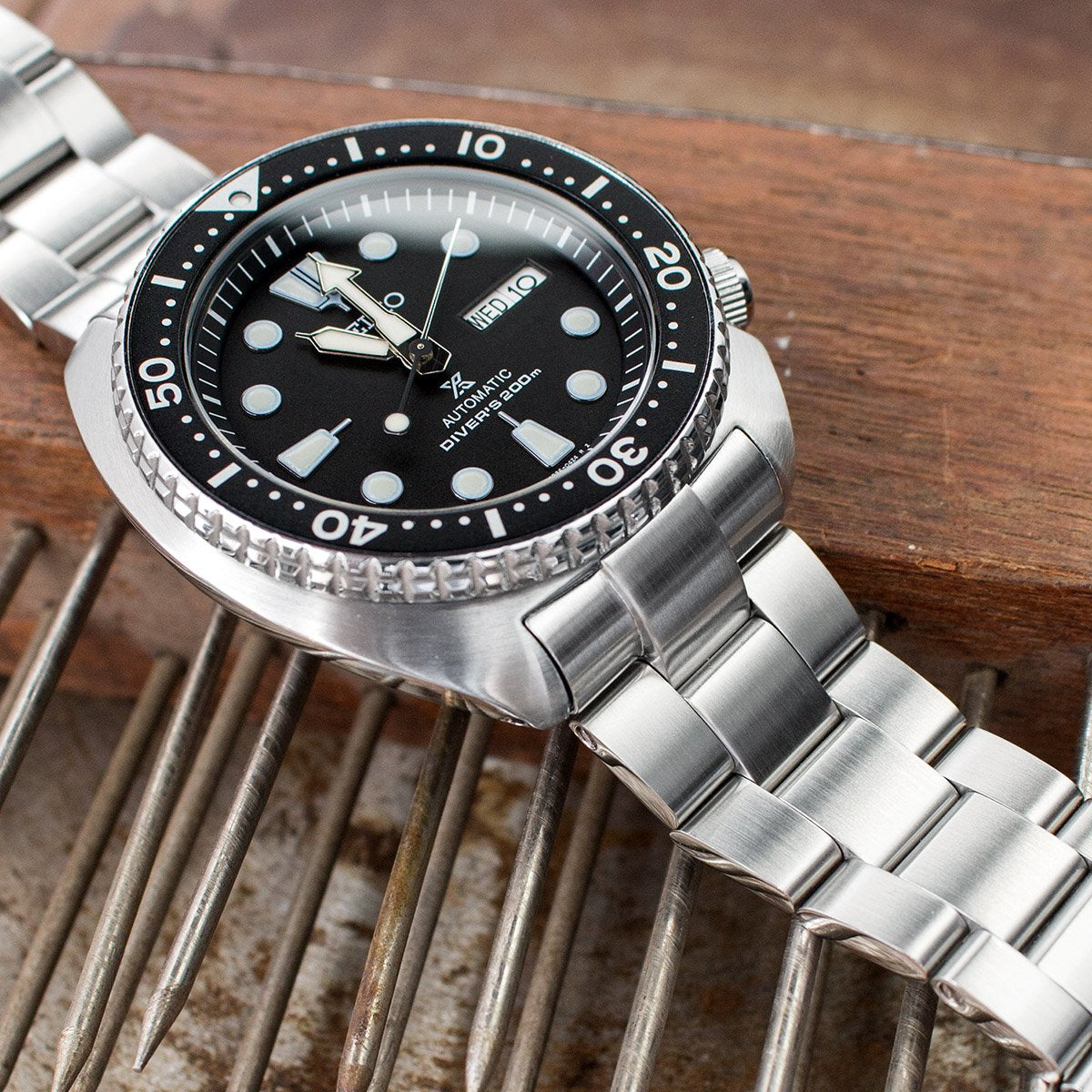 Seiko Mod new Turtles SRP777 Curved End O Boyer Bracelet | Strapcode