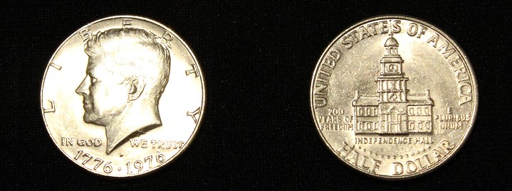 ケネディ・ハーフ・ダラー（200周年記念硬貨） : マジックショップ