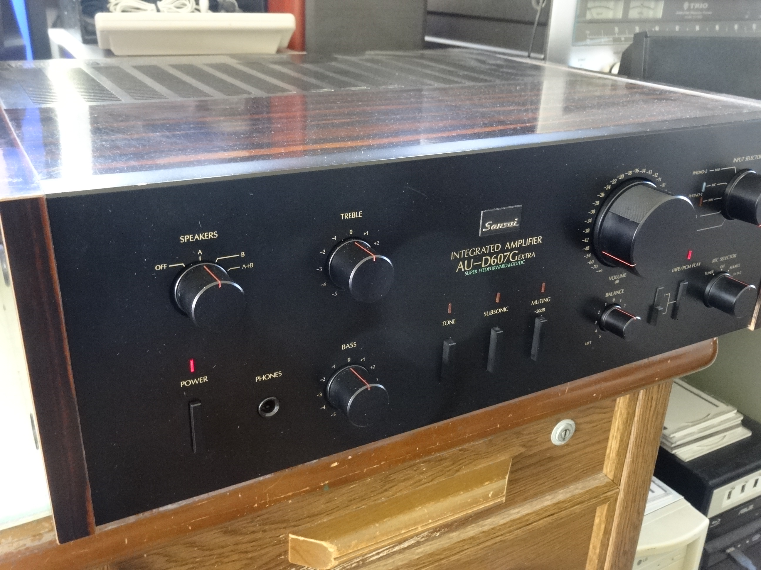 SANSUI プリメインアンプ AU-D607GEXTRA の修理（その2）