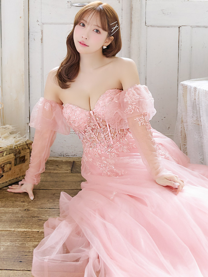 Lサイズあり【JEAN MACLEAN/ジャンマクレーン】ビーズ刺繍/ レース