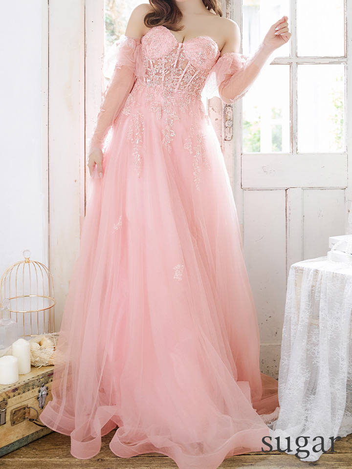 Lサイズあり【JEAN MACLEAN/ジャンマクレーン】ビーズ刺繍/ レース