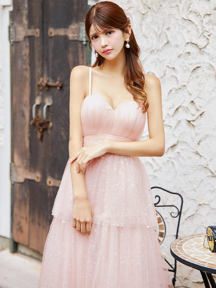 Lサイズあり【ROBE de FLEURS/ローブドフルール】バレエコア/ フレア