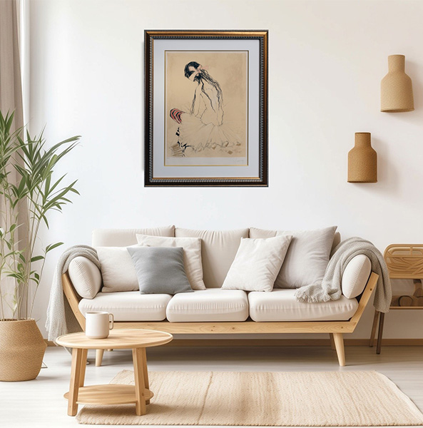 休息する後ろ姿のバレリーナ - アート・絵画の販売、買取なら銀座の