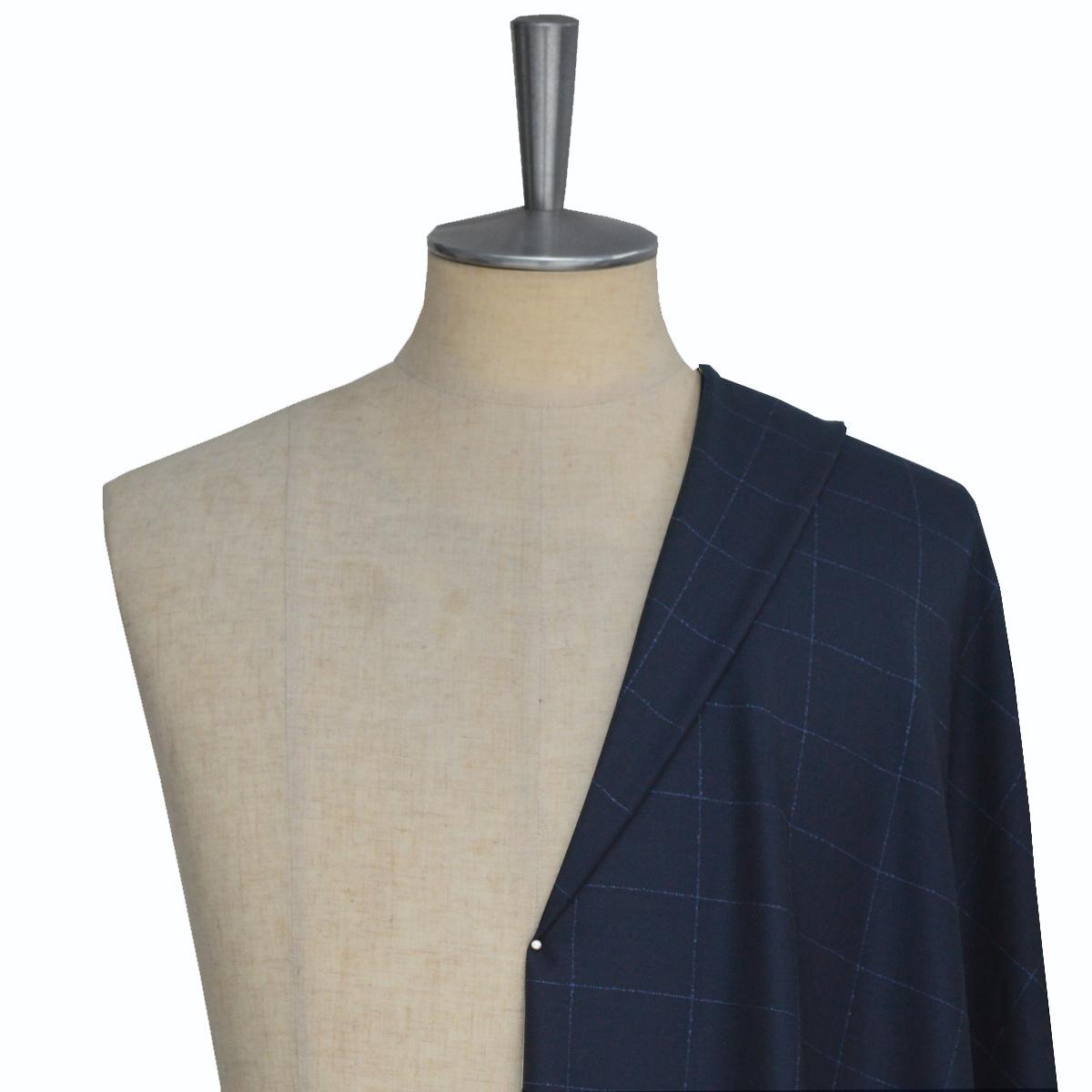 オーダーレディーススーツ スカートセット]【Super140】ネイビー