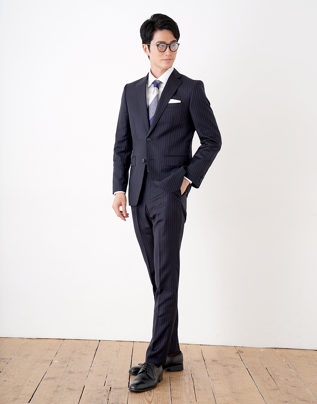 PLSTダークネイビー ビジネススーツ PLSTダークネイビー ビジネス