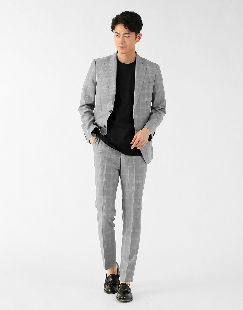 SB55GC ライトグレー・ウィンドウペン サブスク【スーツチェンジ