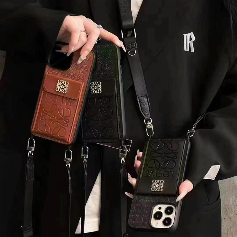 ロエベ iphone ケース ショルダー loewe 携帯 ケース 40 代 50 代