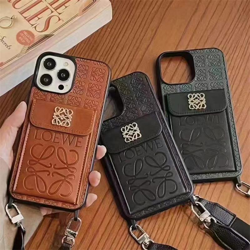 ロエベ iphone ケース ショルダー loewe 携帯 ケース 40 代 50 代