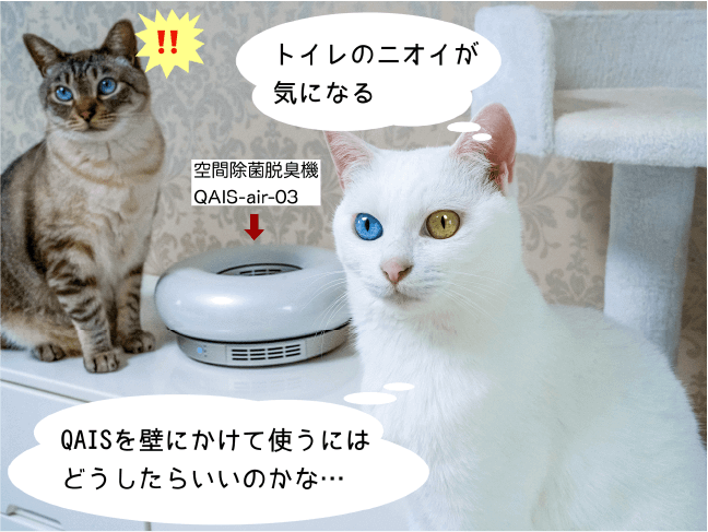 ペットのおしっこやうんちの臭いを壁掛けして対策しよう！｜ペットにも