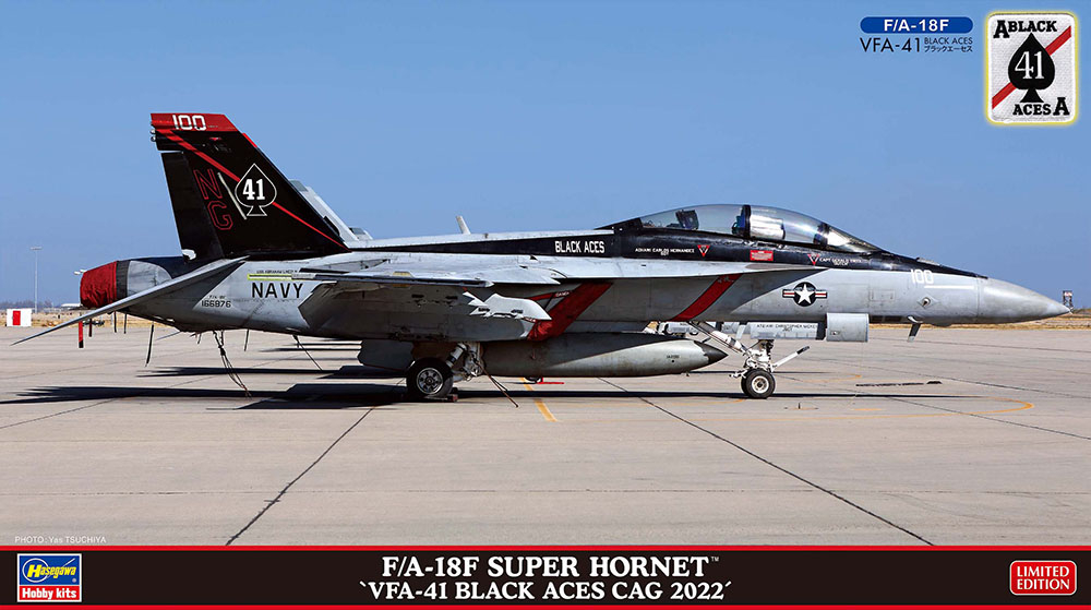 F/A-18F Super Hornet 'VFA-41 Black Aces CAG 2022' Hasegawa 02429