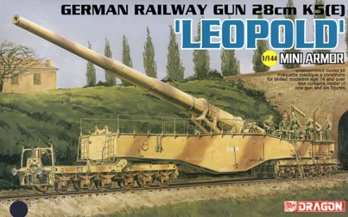 German Railway Gun 28cm K5(E) 'Leopold' Dragon 14131