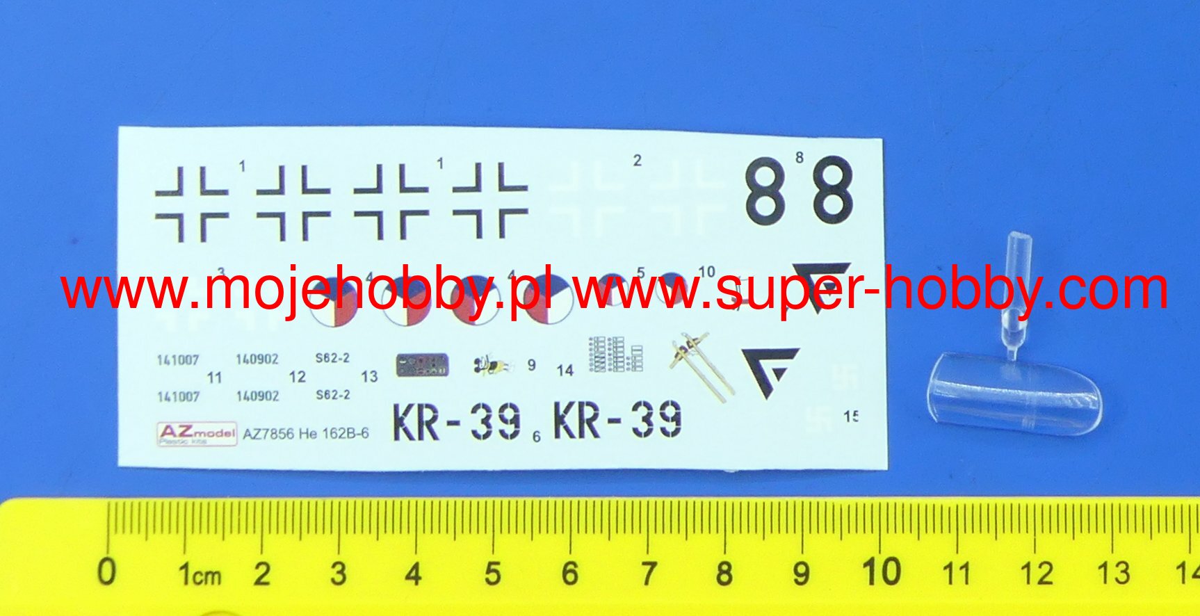 Heinkel He 162 B-6 'Volksjager 46' AZ-Model 7856