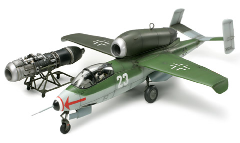 Heinkel He162 A-2 Salamander Tamiya 61097