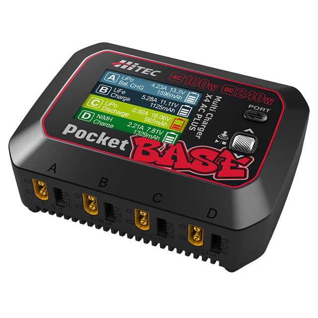 X4 AC PLUS Pocket BASE [44367] - スーパーラジコン