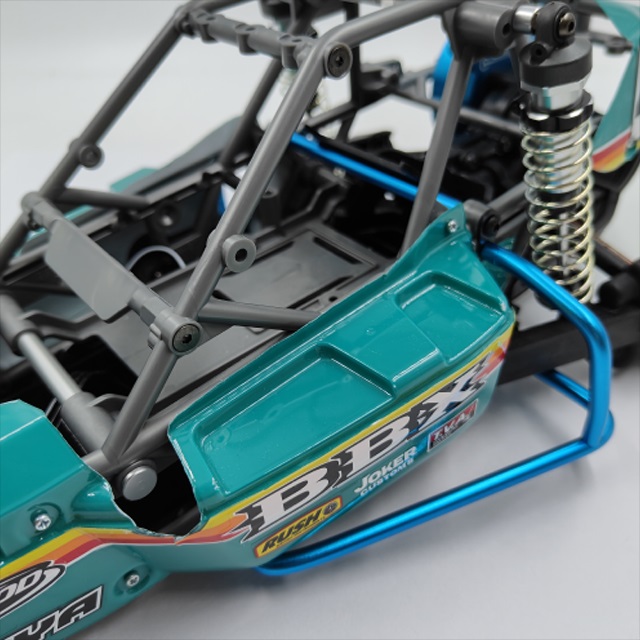 アルミサイドバンパー ブルー タミヤ BBX(BB-01) [TABB-015BU