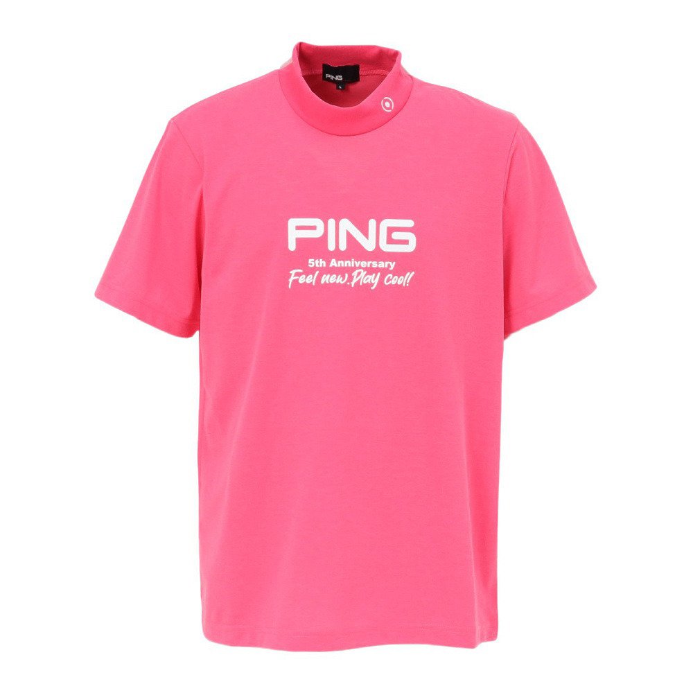 ピン（PING）（メンズ）ゴルフウェア モックネック プレーティング天竺