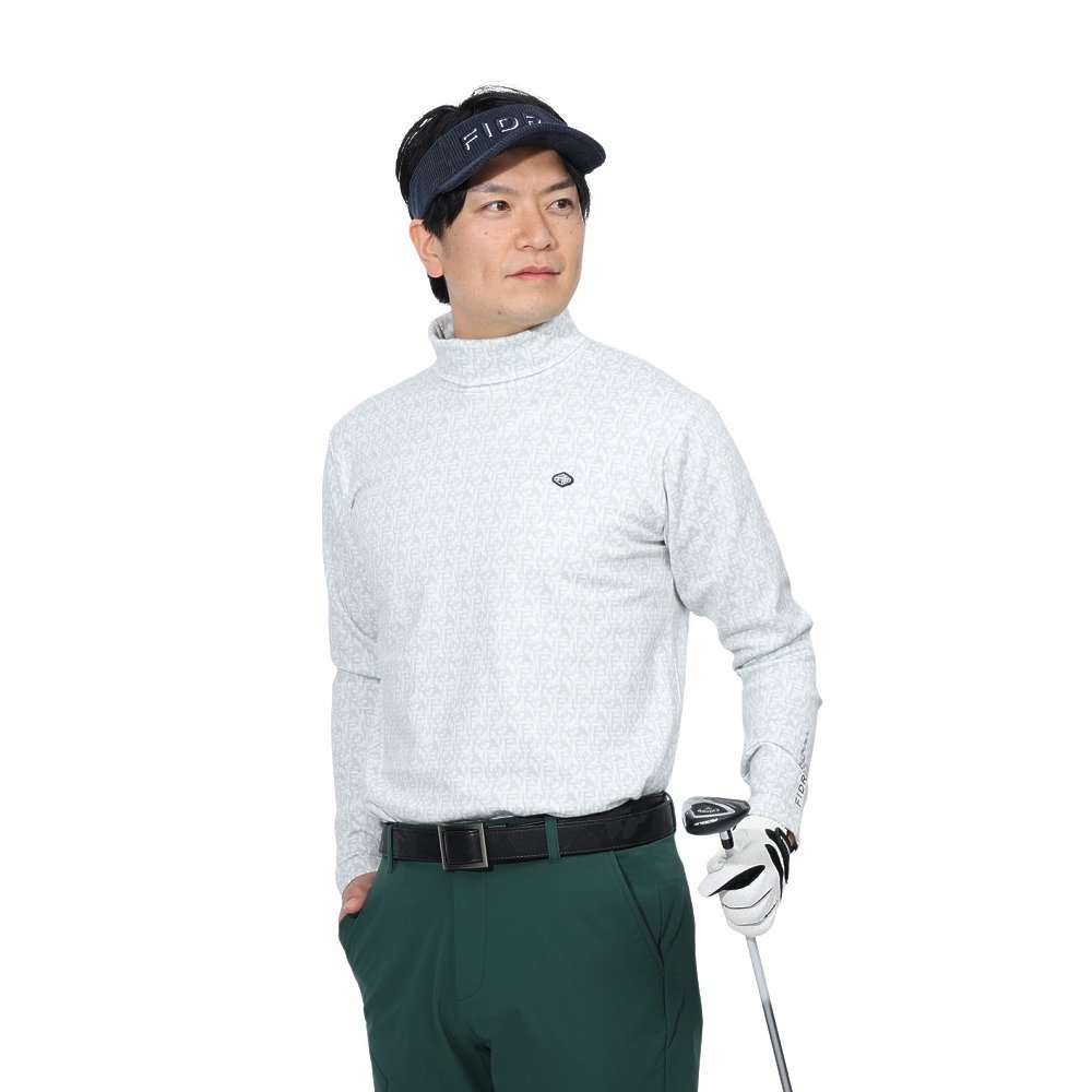 フィドラ（FIDRA）（メンズ）ゴルフウェア 保温 消臭 総柄 長袖
