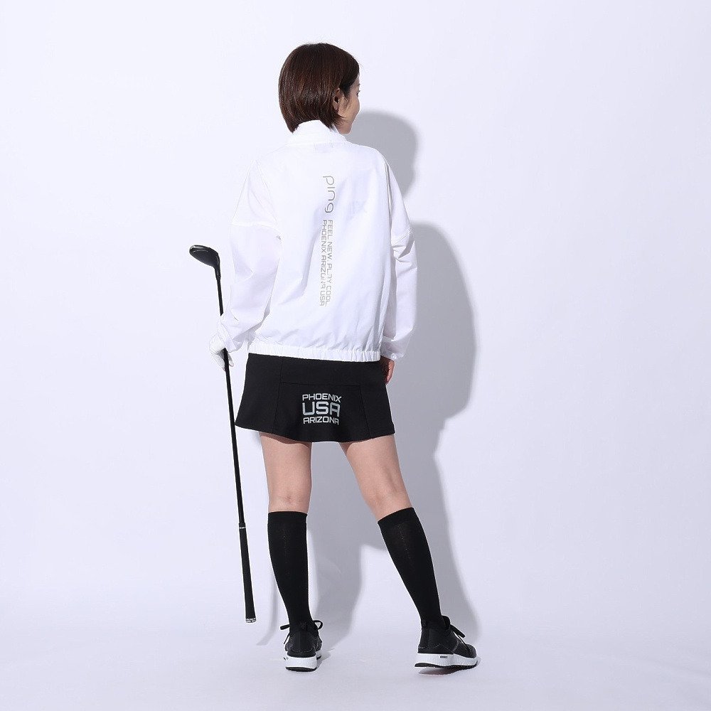 ピン（PING）（レディース）ゴルフウェア 速乾 ジャカードストレッチ