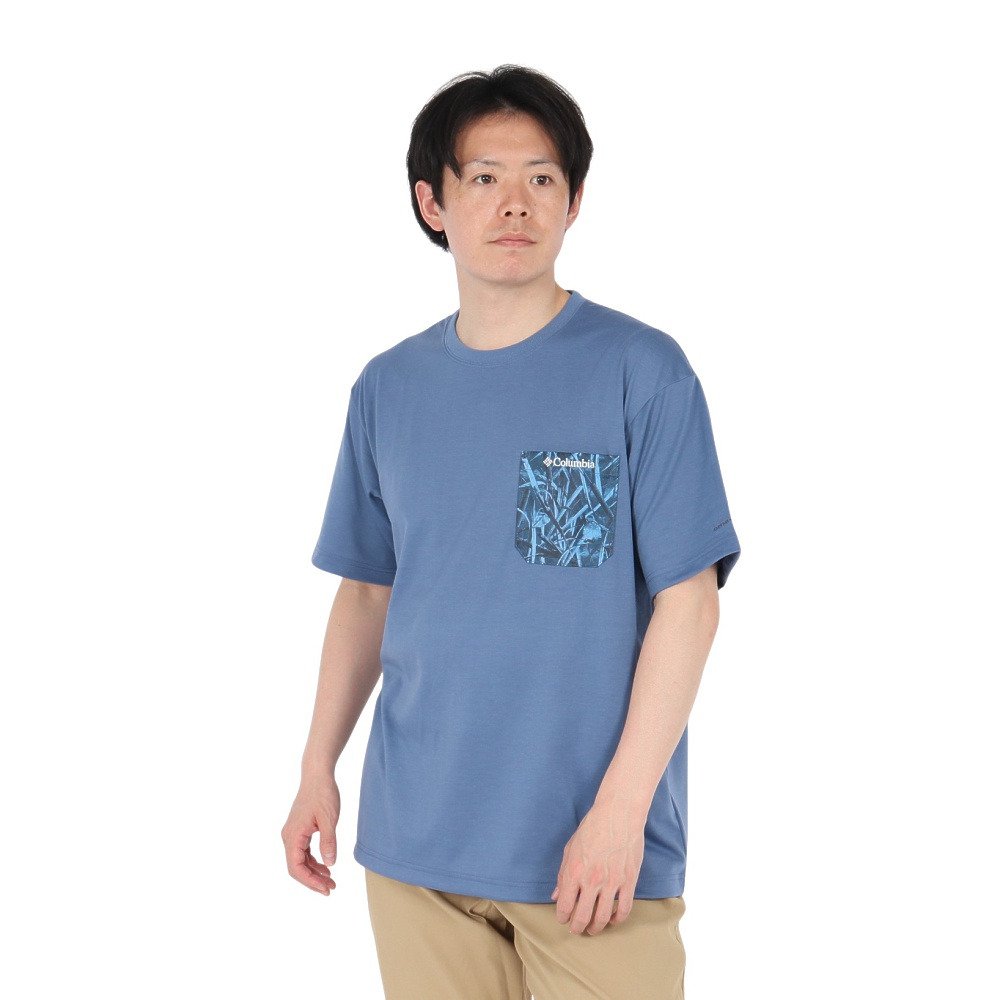 コロンビア（Columbia）（メンズ）HARBOR TO VALLEY ポケット付き半袖T