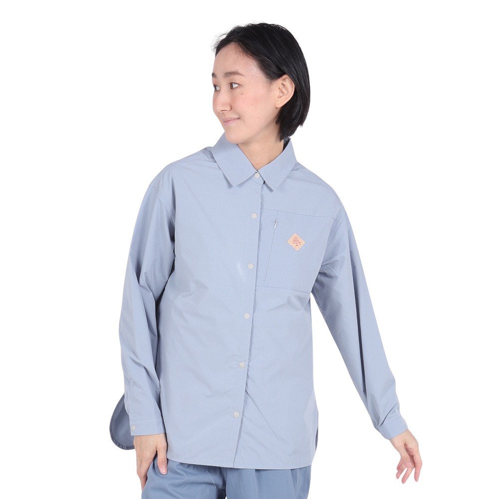 クリフメイヤー（KRIFF MAYER）（レディース）長袖シャツ ヘムラウンド