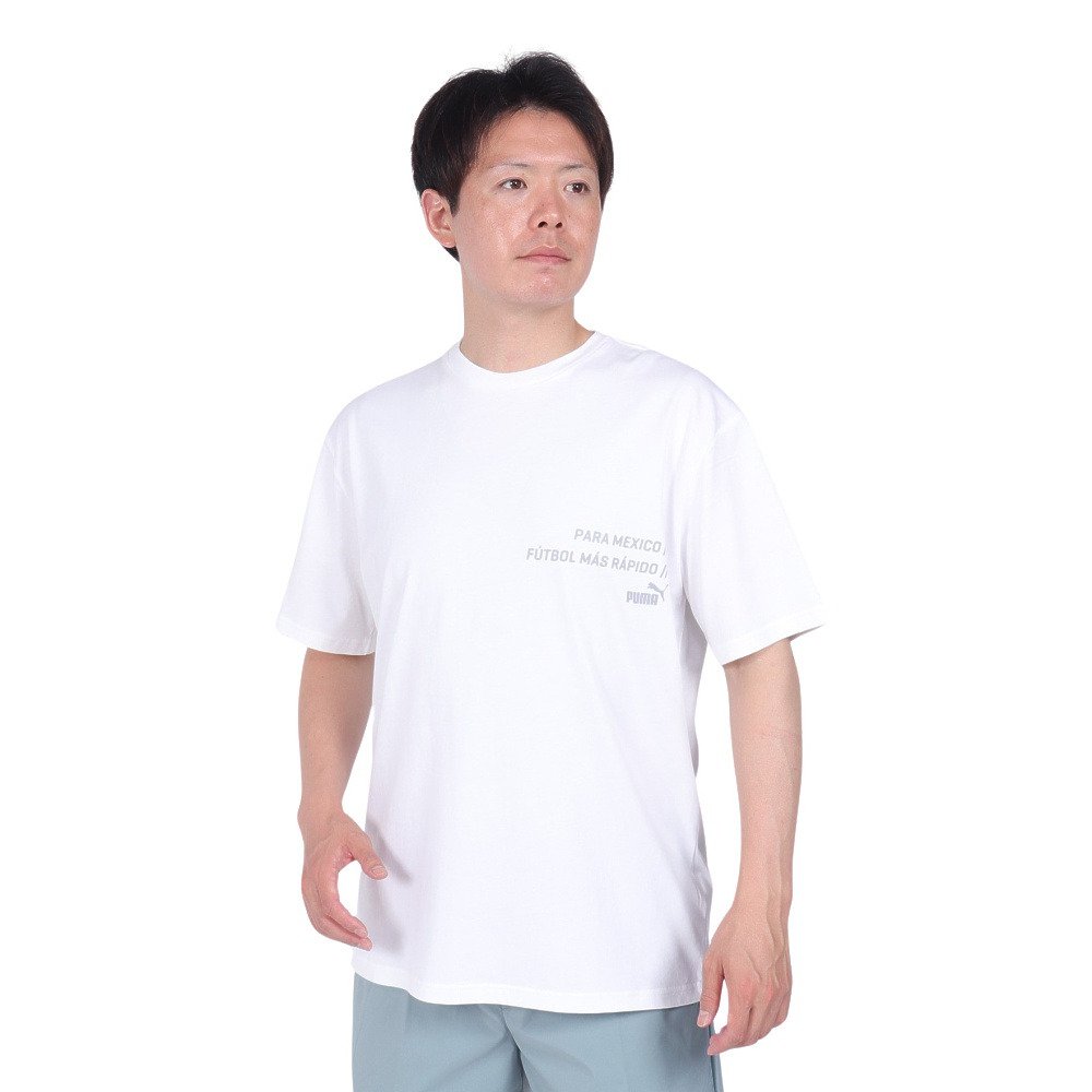 プーマ（PUMA）（メンズ）サッカーウェア パラメヒコ 半袖 Tシャツ