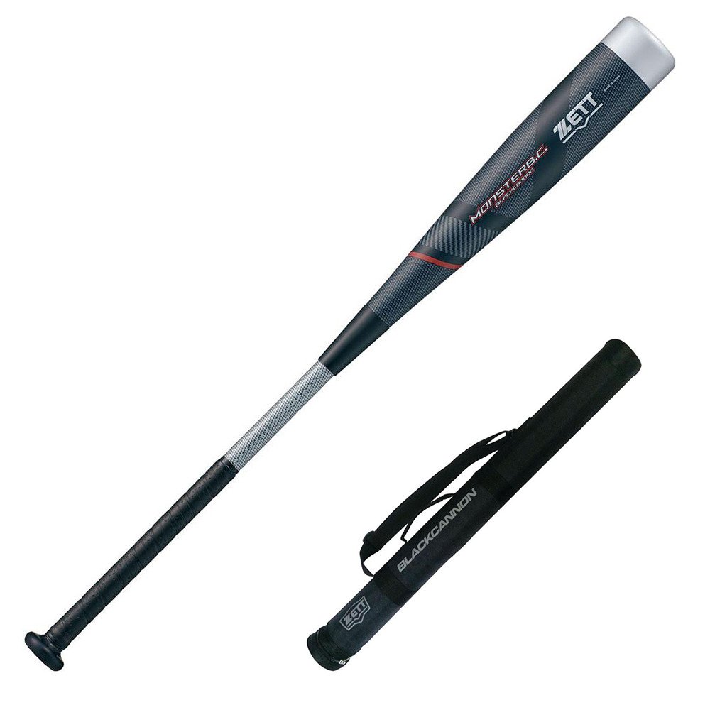 ゼット（ZETT）（メンズ）軟式用バット 野球 一般 モンスター ブラック