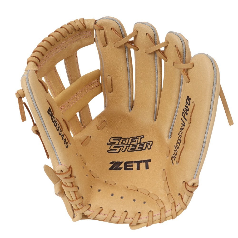 ゼット（ZETT）（メンズ）軟式用グラブ オールラウンド用 ソフトステア