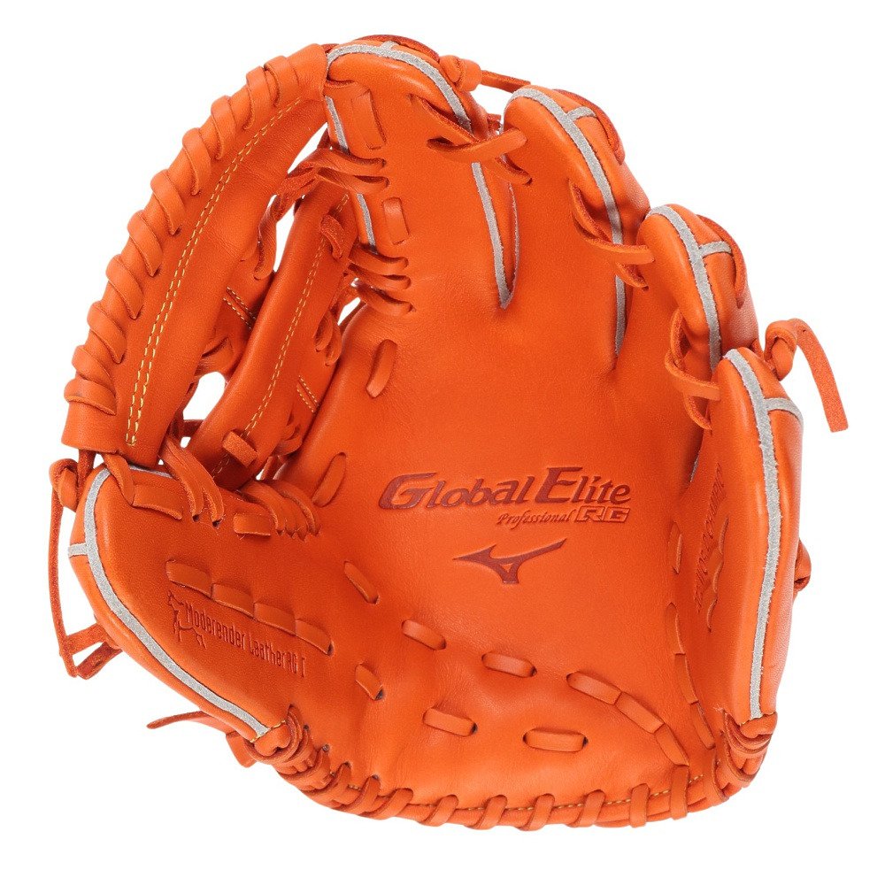 Mizuno Pro 軟式グローブ 右投げ用 オレンジ Mizuno 軟式グローブ
