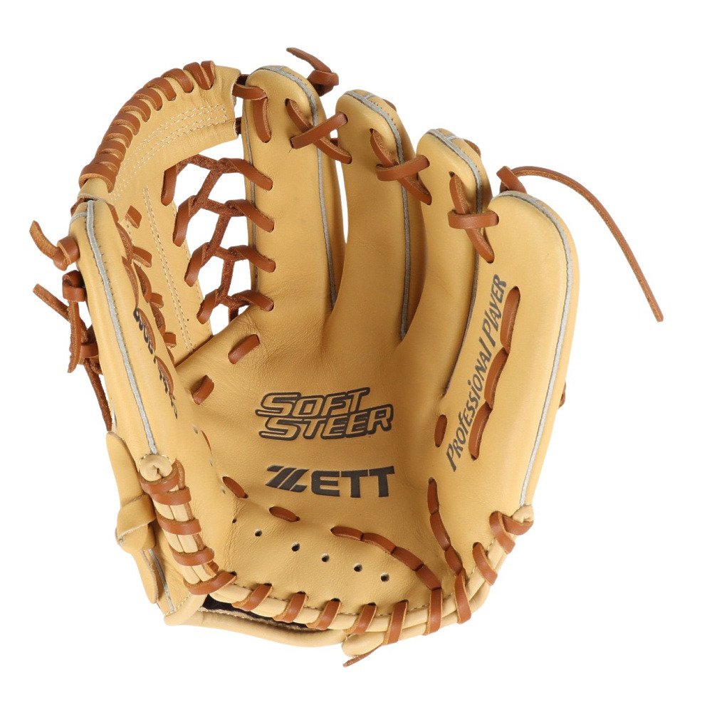 m*-様 ZETT 少年用 軟式グローブ キャメルカラー m*-様 ZETT 少年用